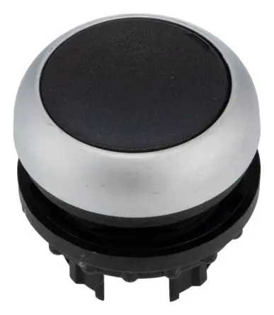 Produktfoto 1 von Eaton RMQ Titan M22 Drucktastenkopf Ø 22 mm, Schwarz wartungsfrei Rund Rund Kunststoff, IP67