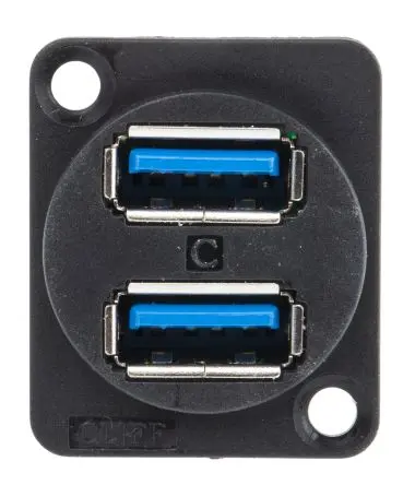RS PRO, Gerade CP USB-Steckverbinder Buchse USB Typ A 2, Panel USB 3.0