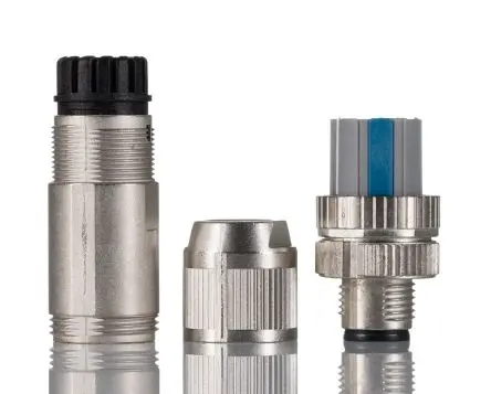 Produktfoto 1 von Phoenix Contact SACC 13 M12 Rundsteckverbinder Buchse 5-polig Stecker 4A Kabel IP65, IP67