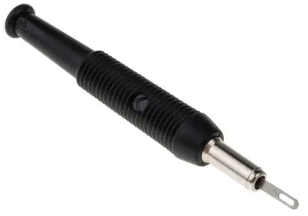 Produktfoto 1 von Hirschmann Test & Measurement 2 mm Buchse Schwarz Buchse für Laborstecker, Kontakt verzinnt, 60V dc 6A, Schraubanschluss