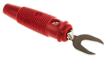 Produktfoto 1 von Hirschmann Test & Measurement 4 mm Stecker Rot Prüfklemme, Kontakt Nickel, 30 V ac, 60V dc 30A, Schraubanschluss