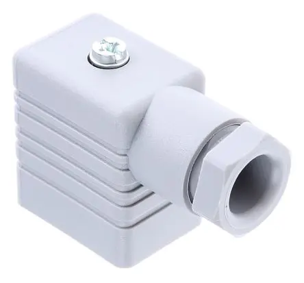 Hirschmann GM DIN 43650 Ventilsteckverbinder DIN 43650 B 2+E / 250V ac/dc, PG9 Schraubanschlussklemme, Grau