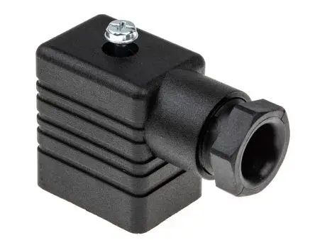 Hirschmann GM DIN 43650 Ventilsteckverbinder DIN 43650 B 2+E Buchse / 25V ac/dc, PG9 Schraubanschlussklemme, Schwarz