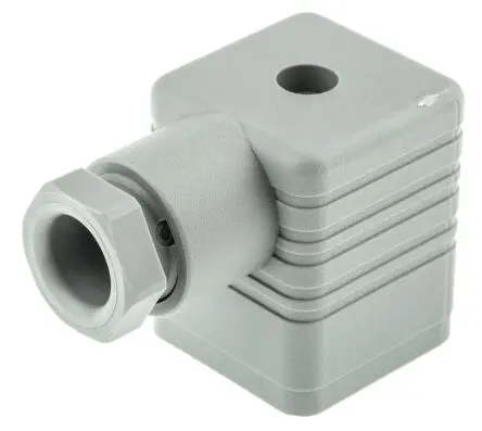 Produktfoto 1 von Hirschmann GDM DIN 43650 Ventilsteckverbinder DIN 43650 A 3+E / 250V, PG9 Schraubanschlussklemme, Grau