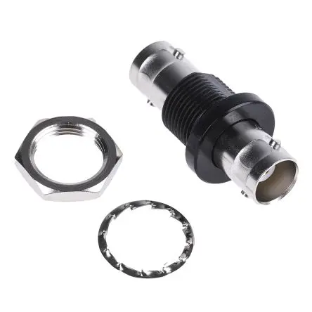 Produktfoto 1 von Telegärtner HF Adapter, 50 Ω, Gerade, 4GHz Buchse Buchse, Koaxial Nennspannung