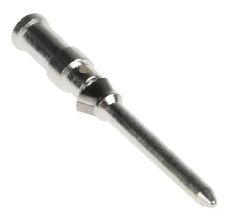 Produktfoto 1 von HARTING Han D Kontakt für robusten Stromversorgungsstecker Stecker 10A Crimpkontakt 1 mm² 1 mm²