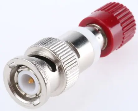 Produktfoto 1 von Telegärtner Polklemme Rot Stecker Messing Gold
