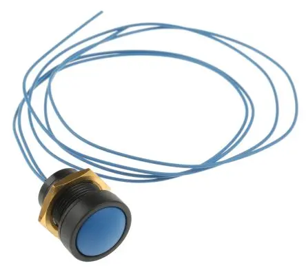 Produktfoto 1 von ITW 49-59 Druckschalter lichtdurchlässig Tastend Panel Ø 16 mm, SPST / 10A 50 V dc 250 V ac, IP67