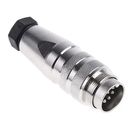 Produktfoto 1 von Amphenol Industrial C 091 D M16 DIN-Stecker Gerade 8-polig, DIN EN 60130-9, 100V ac/dc 5A IP67 Kabel, Schrauben Stecker