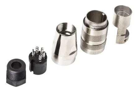 Produktfoto 1 von Amphenol Industrial C 091 D M16 DIN-Buchse Gerade 5-polig, 300V ac/dc 5A IP67 Kabel, Schrauben Buchse