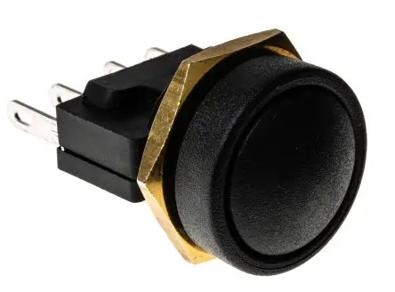 Produktfoto 1 von ITW 49-59 Druckschalter lichtdurchlässig Tastend Panel Ø 16 mm, 1-poliger Umschalter / 10A 50 V dc 250 V ac, IP67