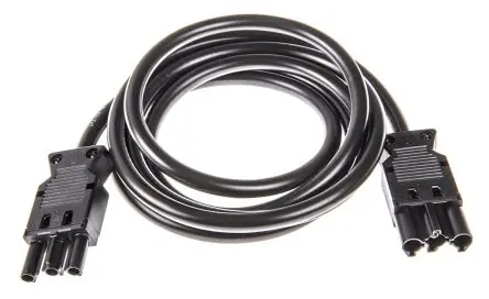 Produktfoto 1 von Wieland ST18 Beleuchtungssteckverbinder Stecker/Buchse, Überbrückungskabel, Schraubbefestigung 16A, Kontakte: 3 IP20,