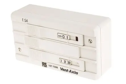 Produktfoto 1 von Vent-Axia T Lüfter-Drehzahlregler, Stufenlos Vent-Axia ACM-Lüfter, Max. 1.5 A 230V ac