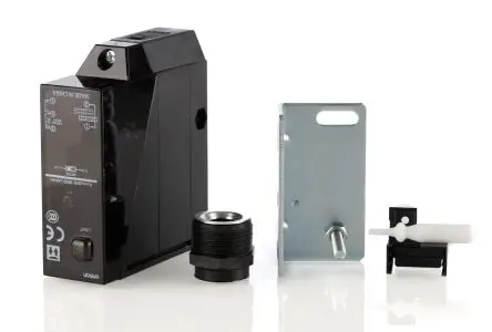 Produktfoto 1 von Omron E3JM Kubisch Optischer Sensor, Reflektierend, Relais Ausgang