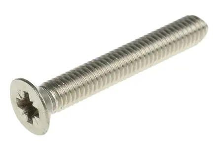 RS PRO Senkkopf Pozidriv Maschinenschraube Edelstahl 40.0 mm M6