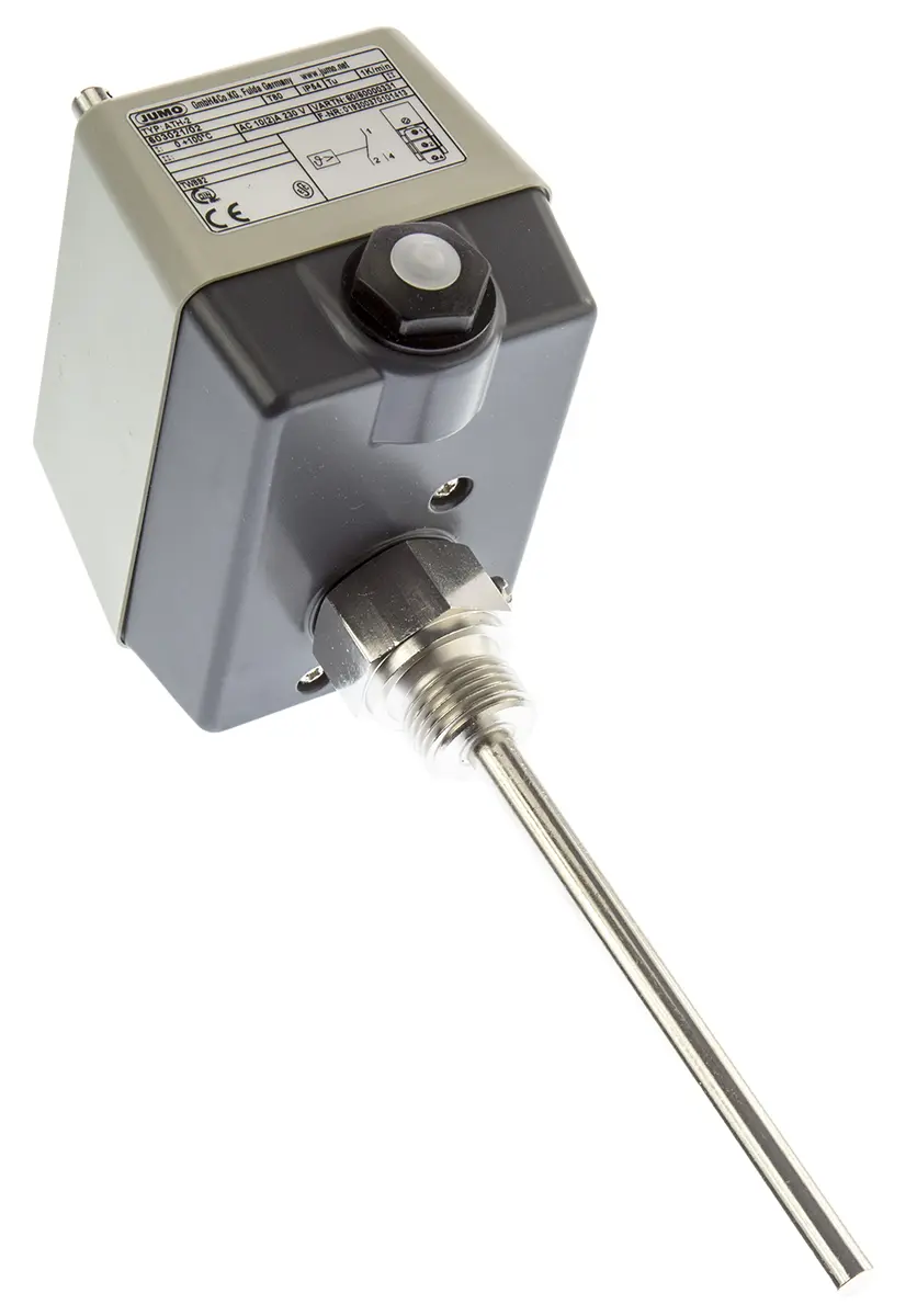Produktfoto 1 von Jumo Kapillar Thermostat Schließer/Öffner, 230V ac/dc / 10A