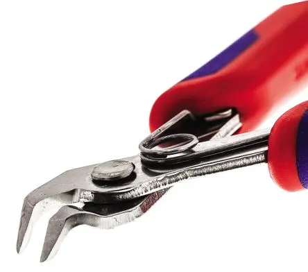 Produktfoto 1 von Knipex Super Knips® Ohne abgeflachte Kante Seitenschneider Schließer (NO) 125mm / Backen 5.5mm, Schneidleistung 1 mm
