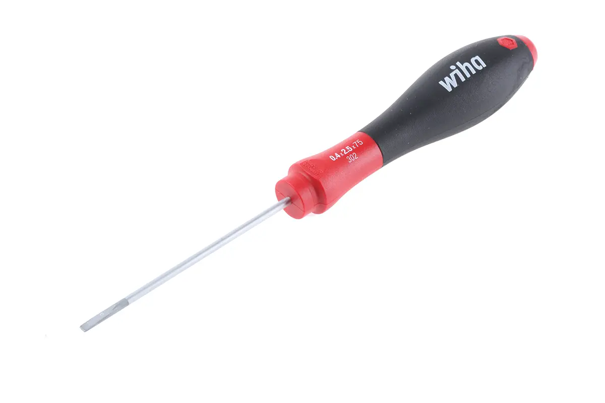 Produktfoto 1 von Wiha VDE 1000V zugelassen Standard, Chrom Vanadium Stahl, Molybdänstahl, 179 mm / Klinge 75 mm