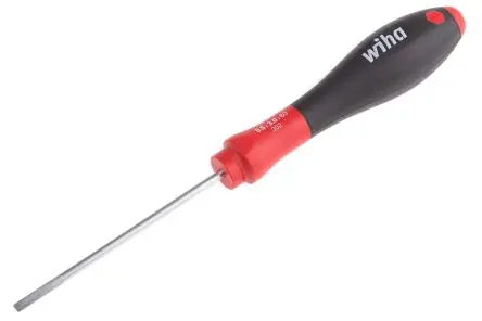 Wiha VDE 1000V zugelassen Standard, Chrom Vanadium Stahl, Molybdänstahl, 184 mm / Klinge 80 mm