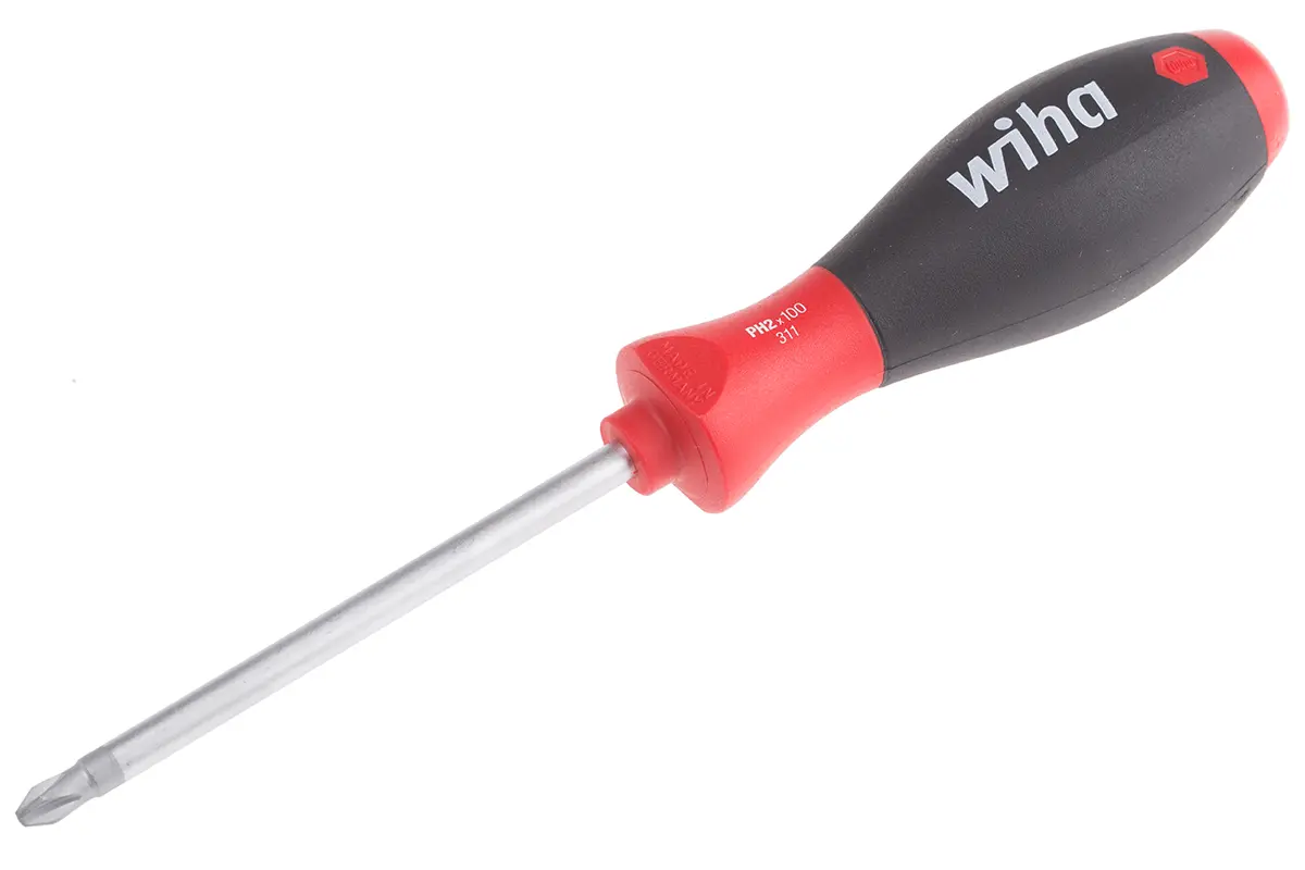 Produktfoto 1 von Wiha PH2 Standard, Chrom Vanadium Stahl, Molybdänstahl, 218 mm / Klinge 100 mm