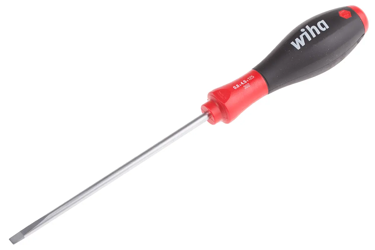 Produktfoto 1 von Wiha VDE 1000V zugelassen Standard, Molybdänstahl, Chrom Vanadium Stahl, 236 mm / Klinge 125 mm