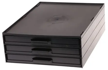 Licefa 3 Schubladenmagazin, 108 mm x 265mm x 355 mm