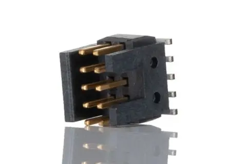 Produktfoto 1 von Samtec FTSH Stiftleiste Gerade, 10-polig / 2-reihig, Raster 1.27 mm Raster Oberfläche, Platine-Platine, Kabel-Platine,