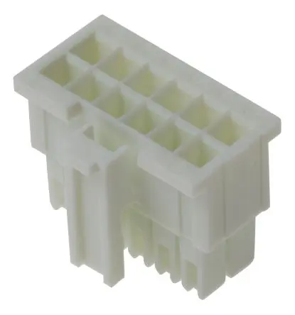 Produktfoto 1 von Samtec IPD1 Stecker Crimpsteckverbinder-Gehäuse 2.54 mm, 12-polig / 2-reihig Gerade, Kabel für FFC-Steckverbinder,