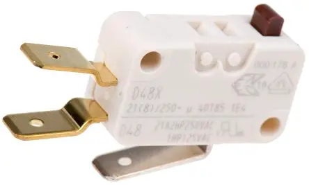 Produktfoto 1 von ZF Mikroschalter Taste-Betätiger Stecker, 1-poliger Umschalter, 250 V ac, 21A IP40 1.47N -40 °C - 85 °C