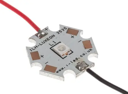 Produktfoto 1 von Intelligent LED Solutions LED-Array LUXEON Sunplus 35 Königsblau, 1-LEDs, Ø 20 mm Außen-ø , 6000k
