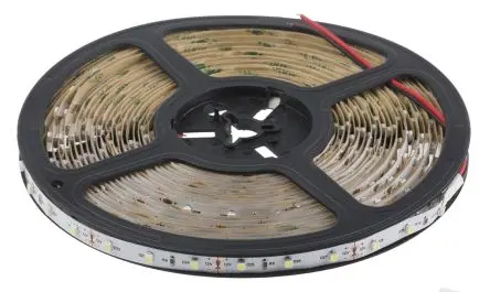 Produktfoto 1 von RS PRO LS LED-Streifen 7000k, Weiß, 10 m x 8 mm 12V 60LEDs/M, 550 lm/m IP20 4.8 W/M