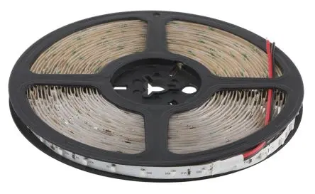 Produktfoto 1 von RS PRO LS LED-Streifen, Grün, 10 m x 8 mm 24V 60LEDs/M, 350 lm/m IP20 4.8 W/M