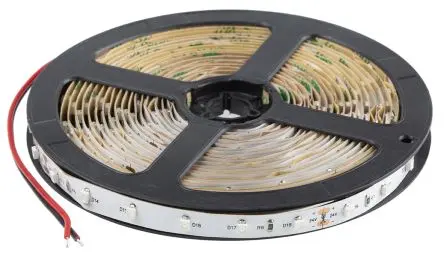Produktfoto 1 von RS PRO LS LED-Streifen, Gelb, 5 m x 8 mm 24V 60LEDs/M, 150 lm/m IP20 4.8 W/M
