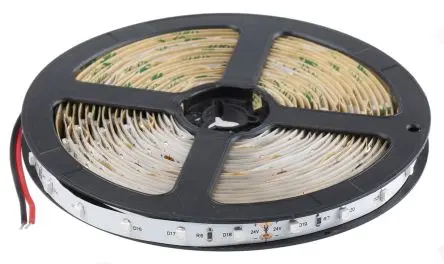 Produktfoto 1 von RS PRO LS LED-Streifen, Blau, 5 m x 8 mm 24V 60LEDs/M, 40 lm/m IP20 4.8 W/M