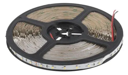 Produktfoto 1 von RS PRO LS LED-Streifen 4500k, Neutralweiß, 10 m x 8 mm 24V 60LEDs/M, 450 lm/m IP20 4.8 W/M
