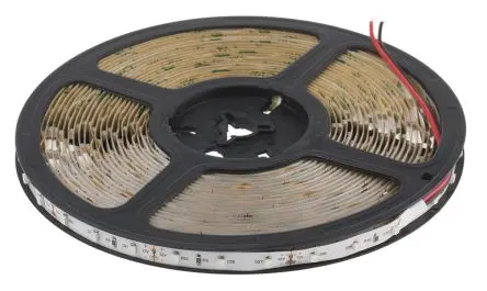 Produktfoto 1 von RS PRO LS LED-Streifen, Rot, 10 m x 8 mm 12V 60LEDs/M, 240 lm/m IP20 4.8 W/M