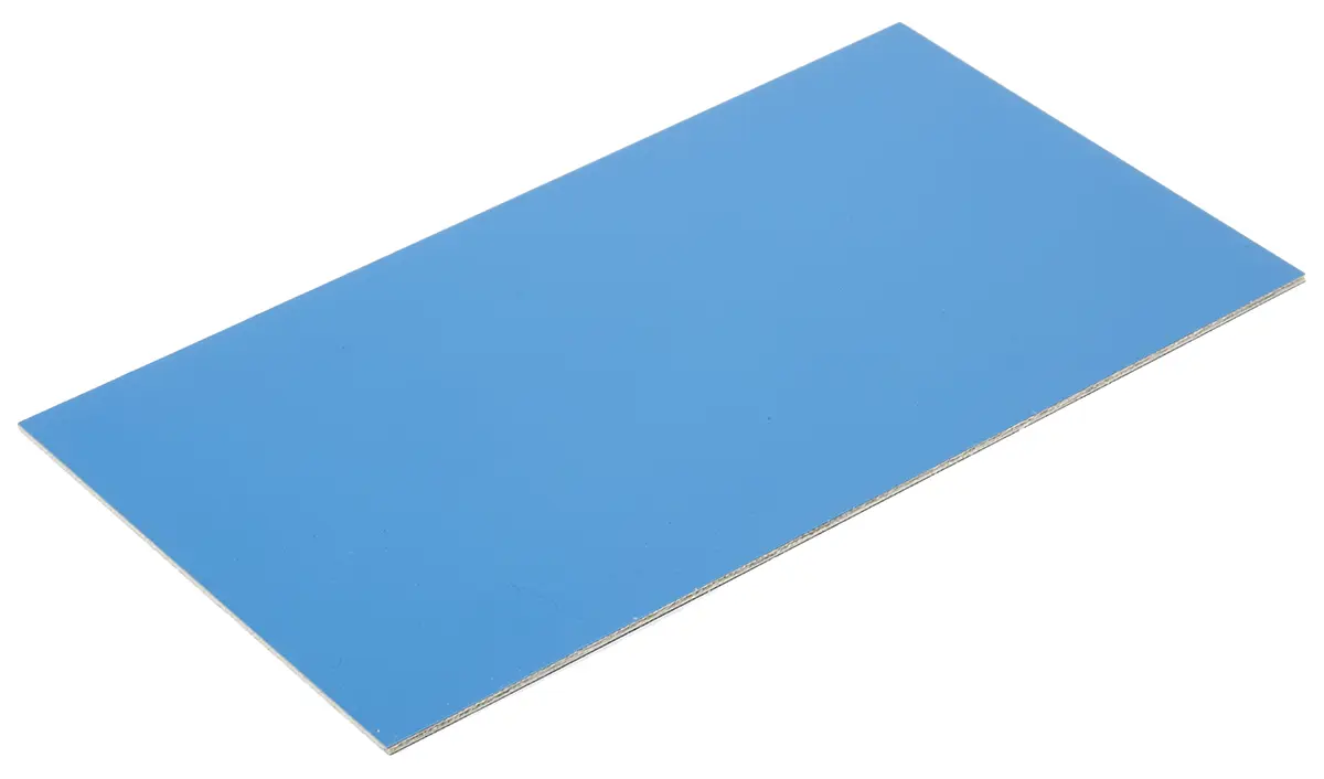Produktfoto 1 von Fortex 114mm Kupferkaschierte Platine FR4, Kupfer 35μm, 1-seitig, 203 x 114 x 1.6mm