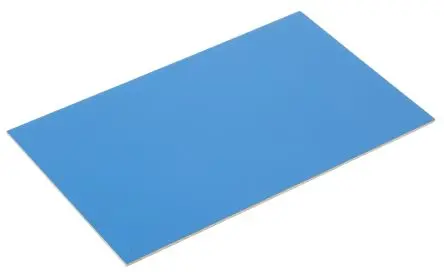 Produktfoto 1 von Fortex 160 mm Kupferkaschierte Platine Epoxid Glasfaser-Laminat, Kupfer 35 μm, 1-seitig 233.4 mm