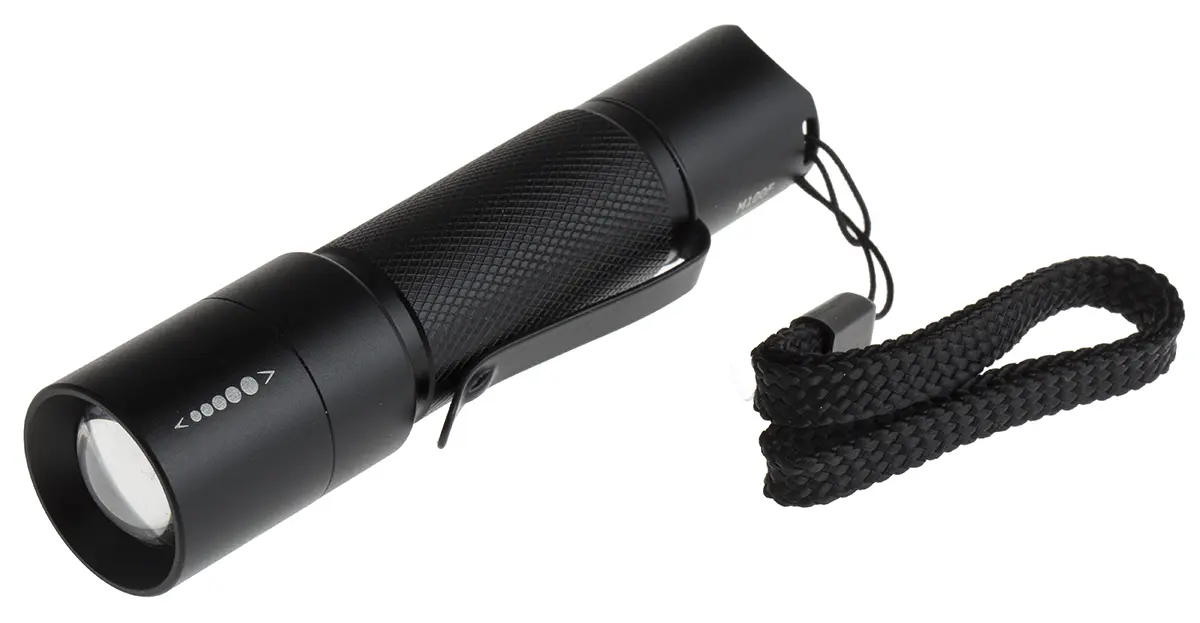 Produktfoto 1 von Ansmann Taschenlampe LED Schwarz, 115 lm / M100F, 104.3 mm