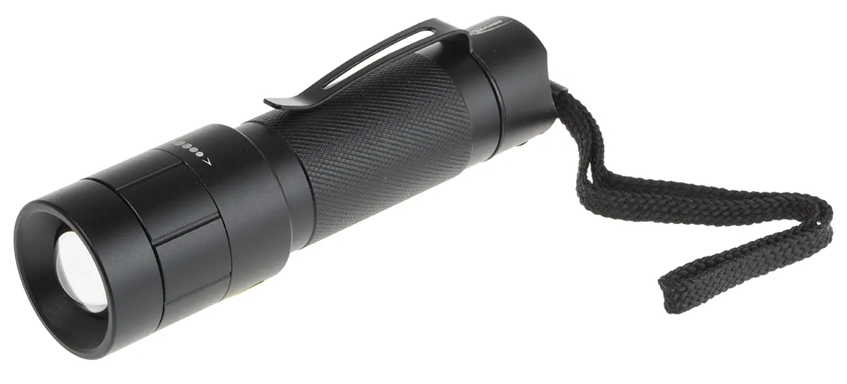Produktfoto 1 von Ansmann Taschenlampe LED Schwarz, 260 lm / M250F, 123 mm