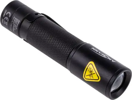 Produktfoto 1 von Ansmann Taschenlampe LED Schwarz, 60 lm / T50F, 92 mm
