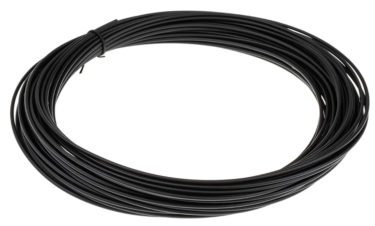 Produktfoto 1 von RS PRO LWL-Kabel 2 m 1-Fasern, Polyethylen Schwarz 980 μm