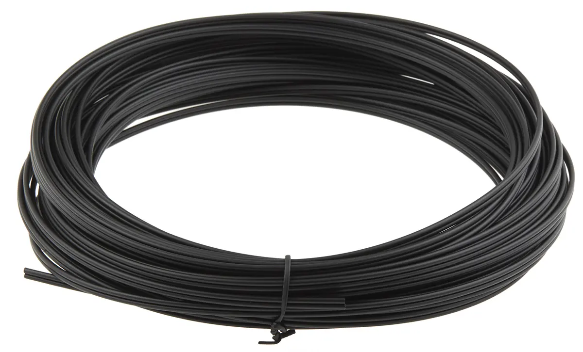 Produktfoto 1 von RS PRO LWL-Kabel 2 m 2-Fasern, Polyethylen Schwarz 980 μm