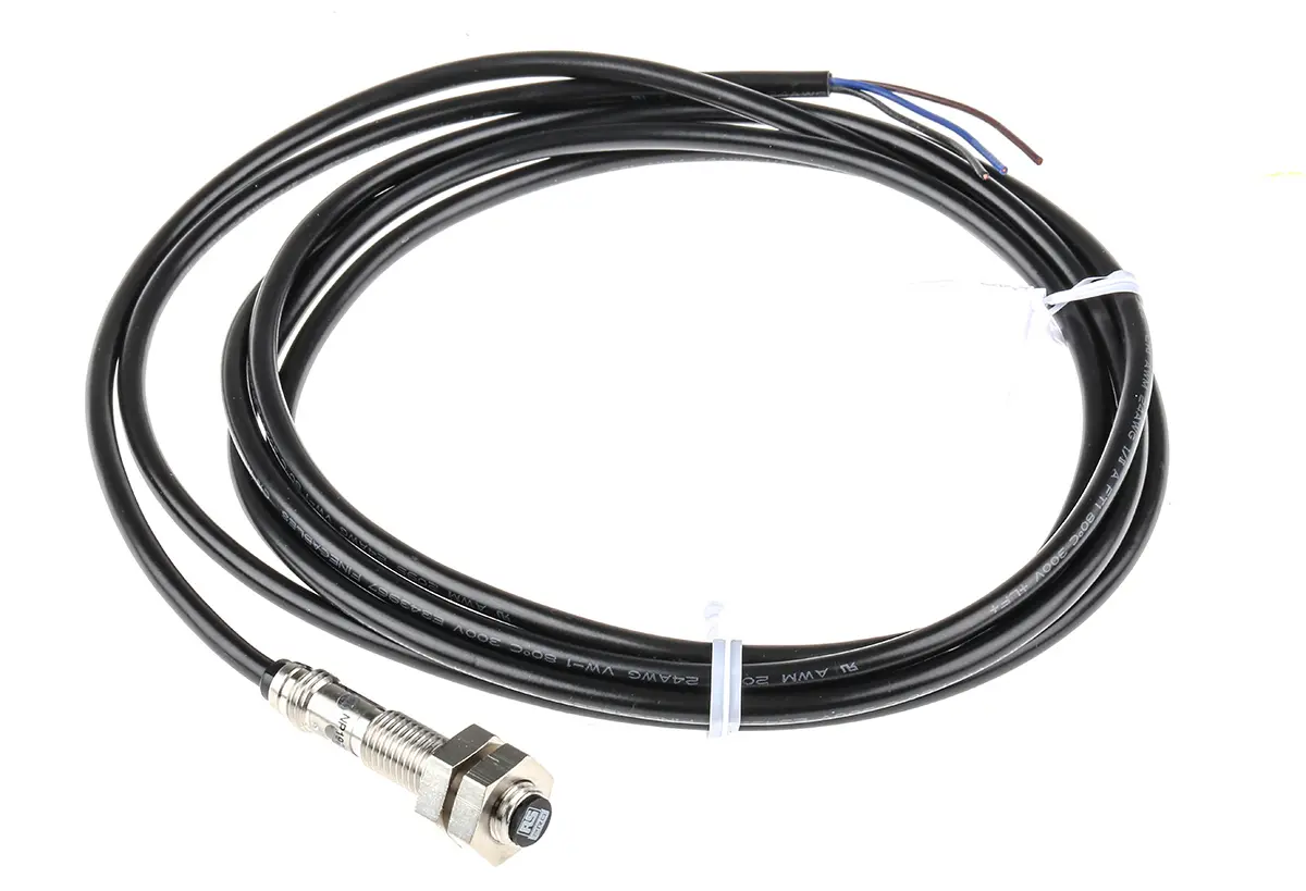 Produktfoto 1 von RS PRO M8 Näherungssensor Induktiv, Gewinderohr 1,5 mm PNP 10 → 30 V dc / 200 mA NO, IP67