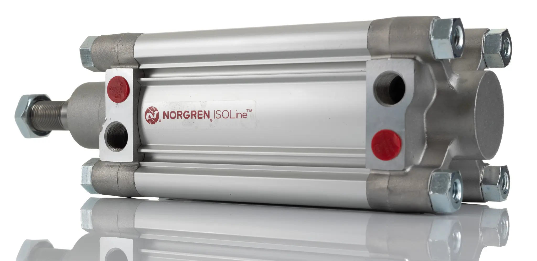 Produktfoto 1 von Norgren PRA 802 Pneumatikzylinder 100 mm Doppeltwirkend, Bohrung Ø 80 mm, bis 12 bar