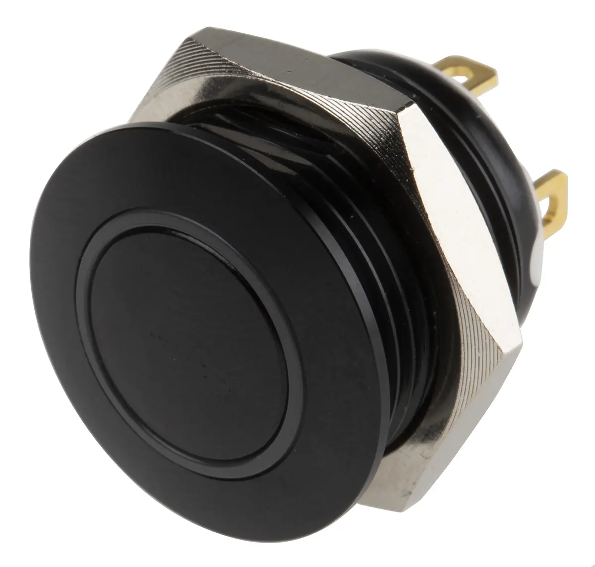 Produktfoto 1 von KNITTER-SWITCH MAV Vandalengeschützter Druckschalter Weiß Beleuchtet Tastend Panel Ø 16 mm, SPST / 2 A 36 V dc 250 V ac,