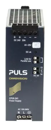 Produktfoto 1 von PULS CP DIN-Schienen Netzteil Geschalteter Modus 150 V dc, 240V ac AC / 20 A 28V dc DC 480 W