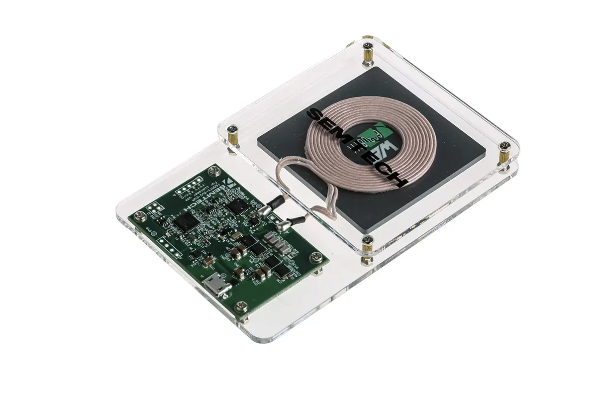 Semtech TSDMTX-5V2-EVM Entwicklungsbausatz Spannungsregler, Firmware für das kabellose Laden von EVMs Leistungssender,