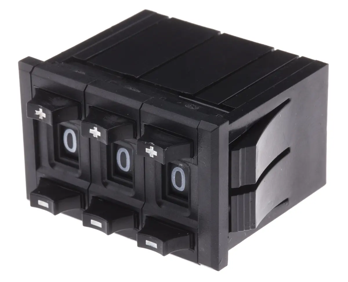 Bourns 3680, Tafelmontage 10-Gang Digitalanzeige Präzisionspotenziometer 1kΩ ±3% / 2W / 2 Ausbrüche
