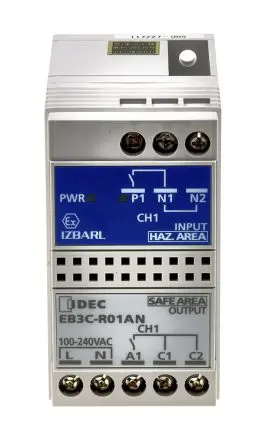 Produktfoto 1 von Idec Zenerbarriere 1-kanalig 100V ac, 240 V ac ATEX
